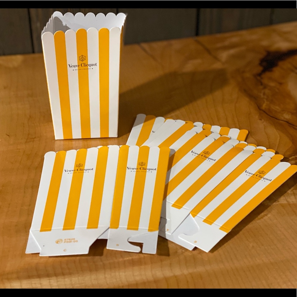 Veuve Clicquot Popcorn Boxes